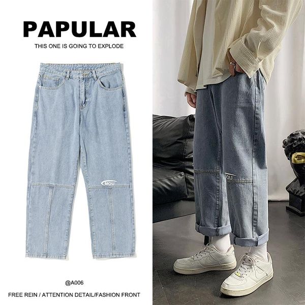 5xl 2021 pants jeans black straight trousers for men casul brank solid overalls working pants for men, Blue
5xl 2021 pants jeans black straight trousers for men casul brank solid overalls working pants for men, Blue