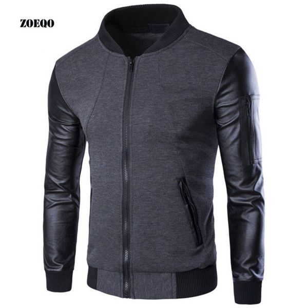 zoeqo hoodi patchwork leather sve casual sweatshirt et coat tracksuits for mens masculino, Black;brown
zoeqo hoodi patchwork leather sve casual sweatshirt et coat tracksuits for mens masculino, Black;brown