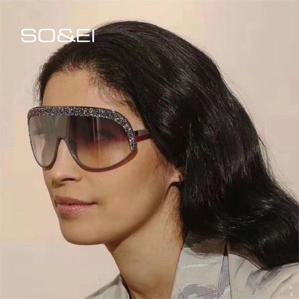 sunglasses so&ei fashion oversized one piece women glittery golden frame gradient lens eyewear men goggles shades sun glasses, White;black
sunglasses so&ei fashion oversized one piece women glittery golden frame gradient lens eyewear men goggles shades sun glasses, White;black