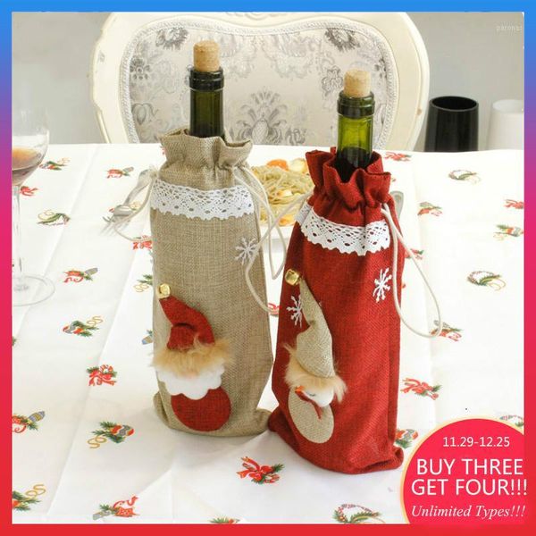 christmas decorations linen stocking bottle wine beer gift ornament holder for friends1
christmas decorations linen stocking bottle wine beer gift ornament holder for friends1