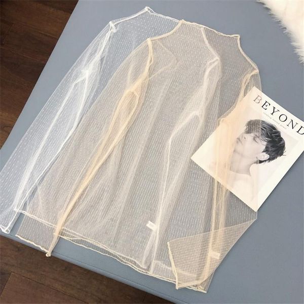 2020 autumn winter women lace bottoming blouses shirt ladies casual mesh blouses transparent see-through shirts female1, White
2020 autumn winter women lace bottoming blouses shirt ladies casual mesh blouses transparent see-through shirts female1, White