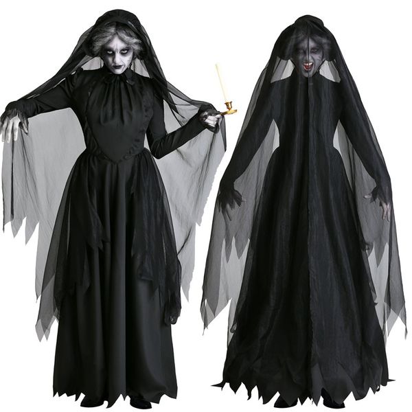 long mascara dresses for halloween, adults, ghosts of fear, horror of darkness, vampires, witches, corpses, zombies, married, costumes, Black
long mascara dresses for halloween, adults, ghosts of fear, horror of darkness, vampires, witches, corpses, zombies, married, costumes, Black