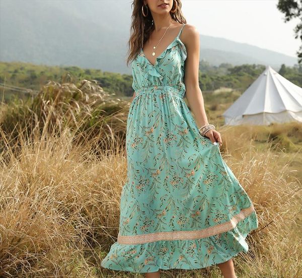 women v neck floral print fashion dresses summer boho female lady dress drop shipping good quality, Black;gray
women v neck floral print fashion dresses summer boho female lady dress drop shipping good quality, Black;gray