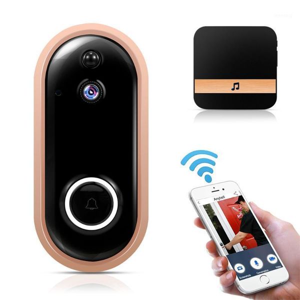 smart home wifi doorbell 1080p/720p hd security camera with two-way audio pir motion detection ir night vision wireless doorbell1
smart home wifi doorbell 1080p/720p hd security camera with two-way audio pir motion detection ir night vision wireless doorbell1