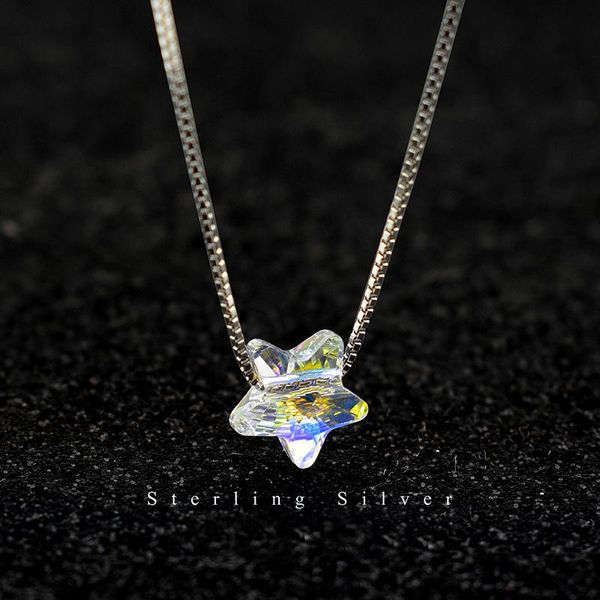pendant necklaces 2021 fashion aurora star necklace ins korean version of simple female austrian five-pointed crystal clavicle women, Silver
pendant necklaces 2021 fashion aurora star necklace ins korean version of simple female austrian five-pointed crystal clavicle women, Silver