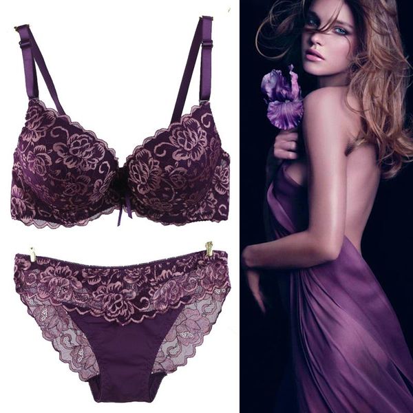 women bra set underwear romantic embroidery eyelash lace vs bra comfortable push up briefs set b c 80 85 90, Red;black
women bra set underwear romantic embroidery eyelash lace vs bra comfortable push up briefs set b c 80 85 90, Red;black