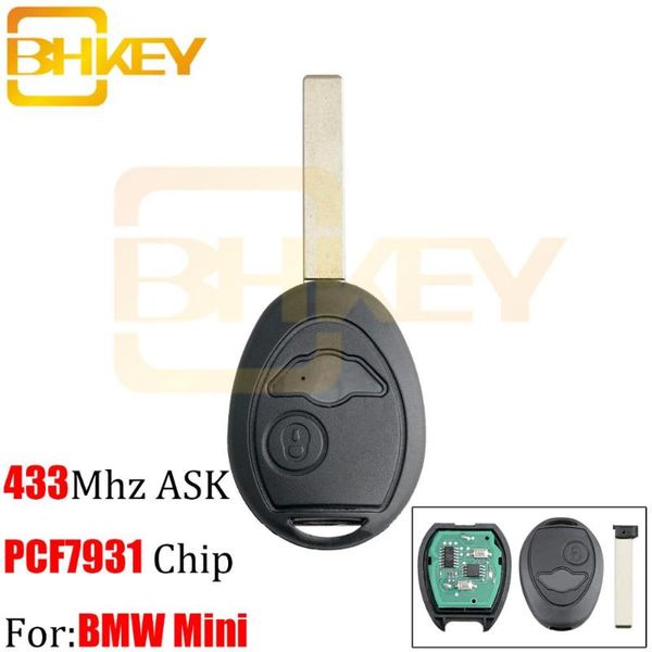 bhkye remote key for mini 433mhz pcf7931 chip for mini cooper r50 r53 s 2001 2002 2003 2004 2005 2006 2buttons car key
bhkye remote key for mini 433mhz pcf7931 chip for mini cooper r50 r53 s 2001 2002 2003 2004 2005 2006 2buttons car key