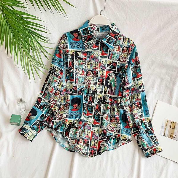 print retro cartoon women shirt single breasted long sleeve personalit blouse 2020 spring fashion music festival new blusa1, White
print retro cartoon women shirt single breasted long sleeve personalit blouse 2020 spring fashion music festival new blusa1, White