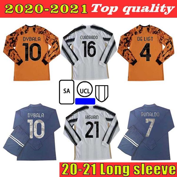 20 21 custom long sleeve soccer jerseys morata ronaldo dybala fans version kulusevski chiesa de ligt mckennie football shirt men jersey, Black;yellow
20 21 custom long sleeve soccer jerseys morata ronaldo dybala fans version kulusevski chiesa de ligt mckennie football shirt men jersey, Black;yellow