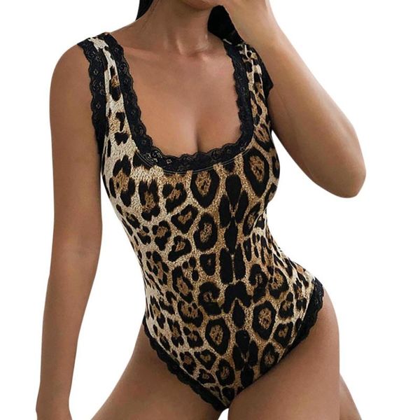 lace stitching jumpsuit womens wear sleeveless leopard print round neckline bodysuit lady new fashion rompers, Black;white
lace stitching jumpsuit womens wear sleeveless leopard print round neckline bodysuit lady new fashion rompers, Black;white