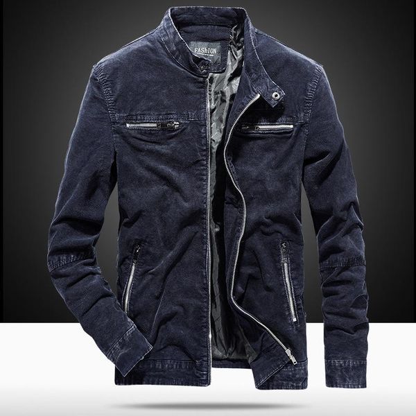 2020 new style men's jacket fashion casual washed cotton jacket stand collar simple solid color men's coat autumn and winter, Black
2020 new style men's jacket fashion casual washed cotton jacket stand collar simple solid color men's coat autumn and winter, Black