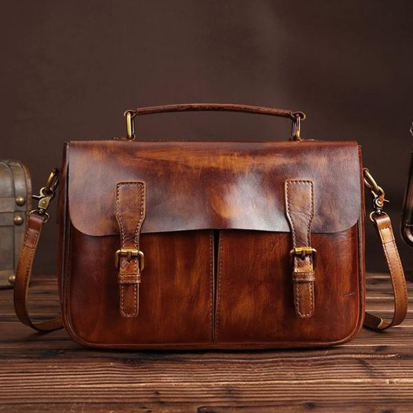 retro new style square women's handbag female brown handmade tote bags layer leather leisure messenger bags lady crossbody
retro new style square women's handbag female brown handmade tote bags layer leather leisure messenger bags lady crossbody