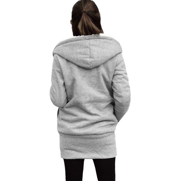 autumn winter women hoodies coat warm fleece coat zip up outerwear hooded sweatshirts casual long jacket plus size sudadera xxxl 201203, Black
autumn winter women hoodies coat warm fleece coat zip up outerwear hooded sweatshirts casual long jacket plus size sudadera xxxl 201203, Black