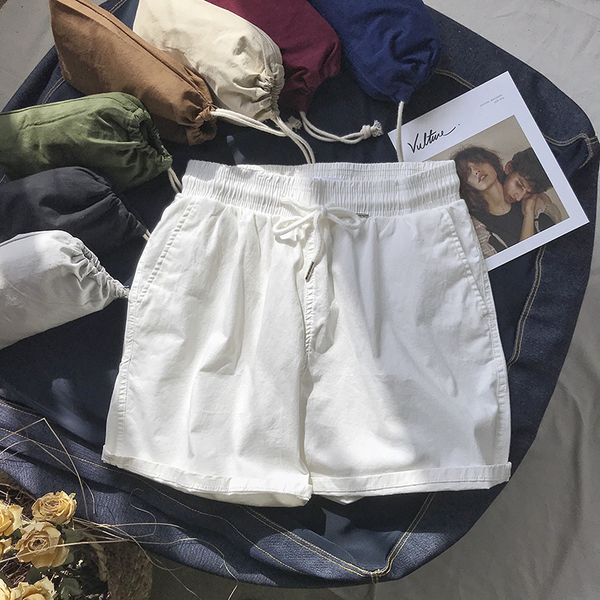 2019 summer new fashion brand korean youth solid color five point casual handsome shorts men's beach pants, White;black
2019 summer new fashion brand korean youth solid color five point casual handsome shorts men's beach pants, White;black