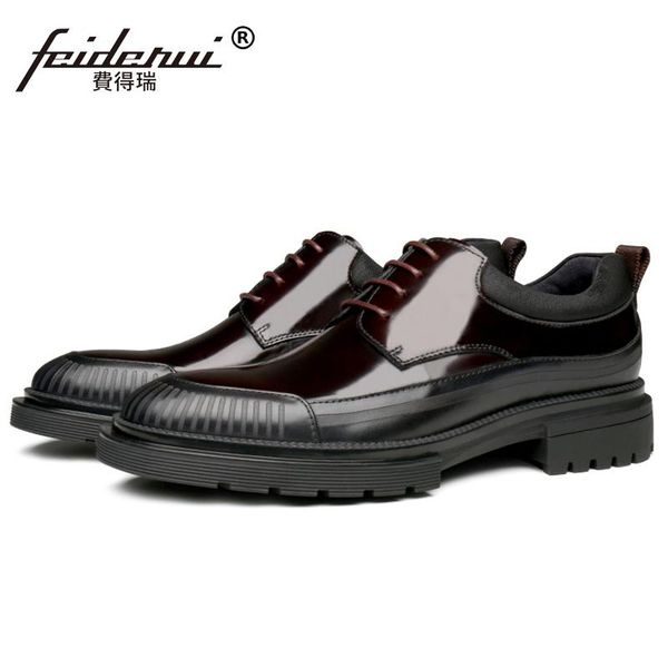 fashion round toe laces man platform shoes patent leather formal dress oxfords handmade comfortable men's derby flats js394, Black
fashion round toe laces man platform shoes patent leather formal dress oxfords handmade comfortable men's derby flats js394, Black