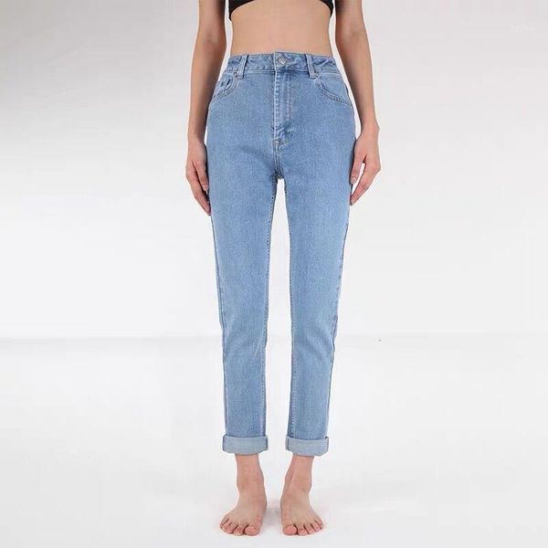 2020 washed korean ladies straight leg jeans pants 2xl plus size high waisted jeans femme vintage denim harem pants women1, Blue
2020 washed korean ladies straight leg jeans pants 2xl plus size high waisted jeans femme vintage denim harem pants women1, Blue