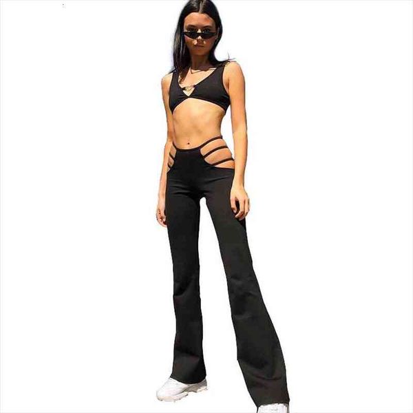 lady spring designer hollow out nbsp flare pants low waist solid color patchwork capris for punk girl slim street wear leggings, Black;white
lady spring designer hollow out nbsp flare pants low waist solid color patchwork capris for punk girl slim street wear leggings, Black;white