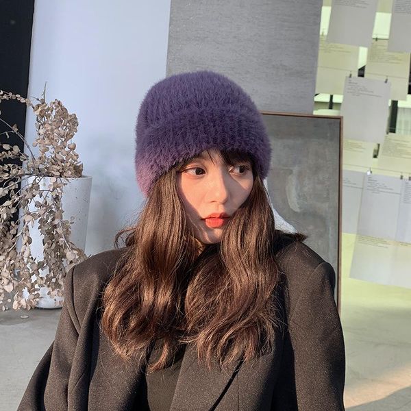 soft plush woolen hat men/women all-match autumn/winter thick casual warm ear protection purple knitted hat, Blue;gray
soft plush woolen hat men/women all-match autumn/winter thick casual warm ear protection purple knitted hat, Blue;gray