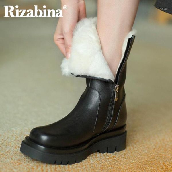 boots rizabina women real leather half short winter snow plush fur warm shoes fashion daily footwear size 34-411, Black
boots rizabina women real leather half short winter snow plush fur warm shoes fashion daily footwear size 34-411, Black