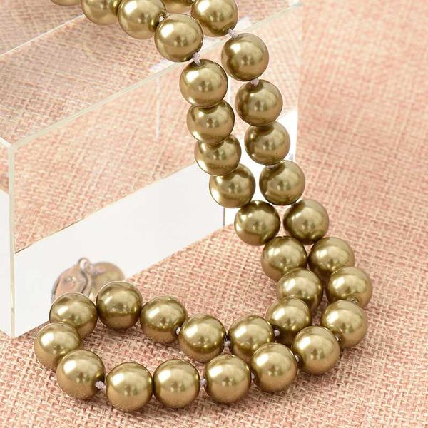 chains ispecial greeny-brown pearls 10mm created for charm necklace round imitation pearl shell statement women 18inch h840, Silver
chains ispecial greeny-brown pearls 10mm created for charm necklace round imitation pearl shell statement women 18inch h840, Silver