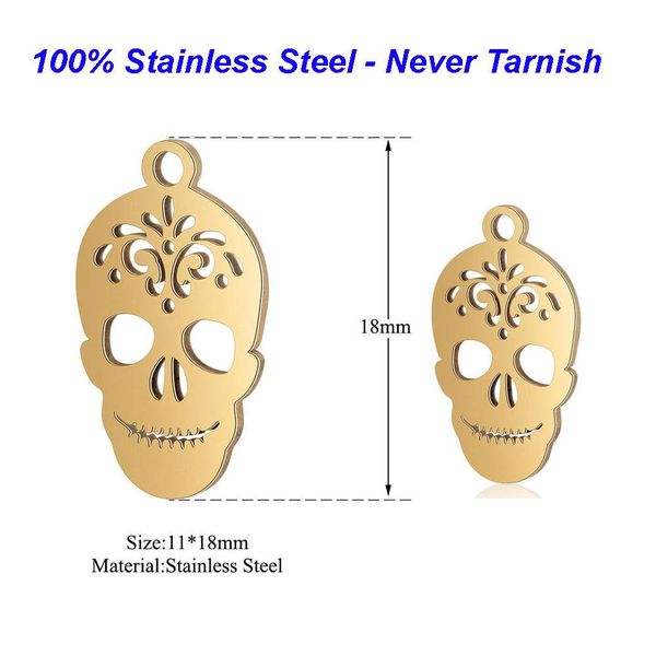 5pcs lot 100 stainless steel charms vnistar high polish diy connectors skull charms for bracelets wholesale bbyvow bdehome, Bronze;silver
5pcs lot 100 stainless steel charms vnistar high polish diy connectors skull charms for bracelets wholesale bbyvow bdehome, Bronze;silver