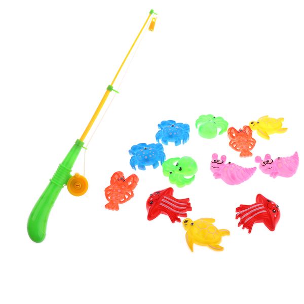 magnetic fishing toy set (13pcs - 12 fishes and 1 pole) for kids toddler pretend play
magnetic fishing toy set (13pcs - 12 fishes and 1 pole) for kids toddler pretend play