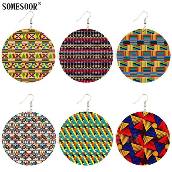 somesoor bohemia bijoux african ethnic style pattern design handmade wooden printing drop earrings jewelry for women gifts, Silver
somesoor bohemia bijoux african ethnic style pattern design handmade wooden printing drop earrings jewelry for women gifts, Silver