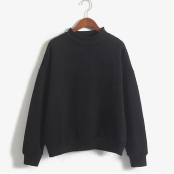 women hoodie sweatshirt multi-color fleece plain hooded sweatshirts o neck loose thick baseball uniform student coat female 201203, Black
women hoodie sweatshirt multi-color fleece plain hooded sweatshirts o neck loose thick baseball uniform student coat female 201203, Black