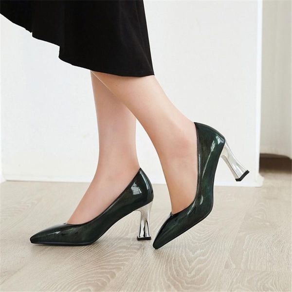 dress shoes pxelena strange heels women patent leather spring autumn 2021 est party office daily pumps lady, Black
dress shoes pxelena strange heels women patent leather spring autumn 2021 est party office daily pumps lady, Black