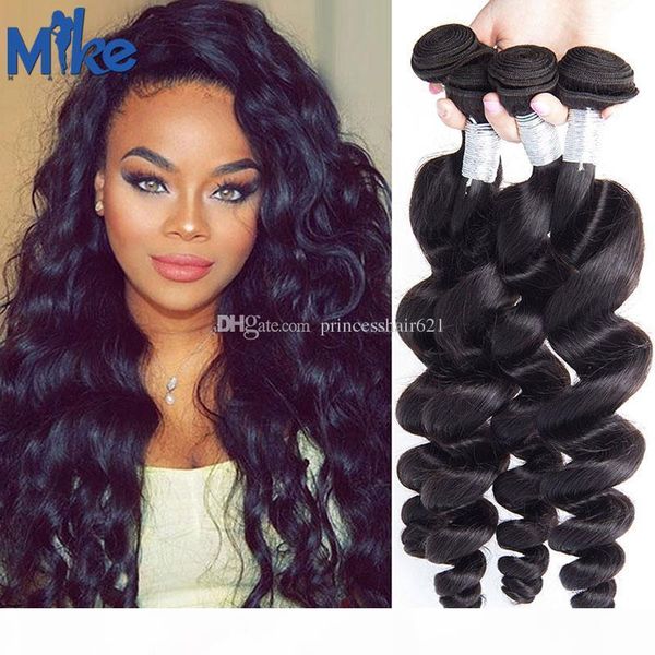 mikehair malaysian hair extensions 4 bundles loose wave human hair weaves selling peruvian brazilian indian malaysian human hair wefts, Black
mikehair malaysian hair extensions 4 bundles loose wave human hair weaves selling peruvian brazilian indian malaysian human hair wefts, Black