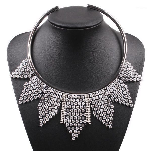 2020 new arrival design fashion choker necklace collar crystal price torques necklace for women jewelry accessories1, Golden;silver
2020 new arrival design fashion choker necklace collar crystal price torques necklace for women jewelry accessories1, Golden;silver