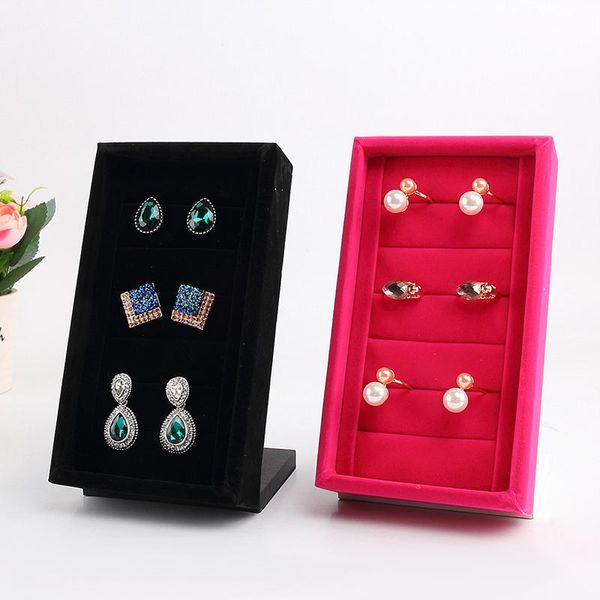 ring box earrings organizer ear stud jewelry display stand holder rack showcase jewelry box joyeros organizador de joyas, Pink;blue
ring box earrings organizer ear stud jewelry display stand holder rack showcase jewelry box joyeros organizador de joyas, Pink;blue