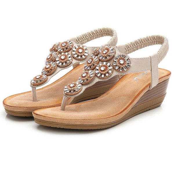 dress shoes woman 2021 ly arrived women ladies crystal casual wedges elastic band bohemian beach sandals, Black
dress shoes woman 2021 ly arrived women ladies crystal casual wedges elastic band bohemian beach sandals, Black