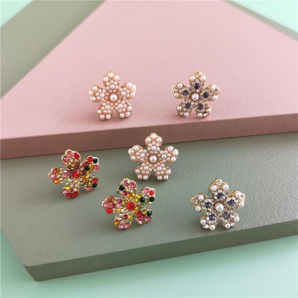 toyoosky korean elegant crystal metal acrylic flower charm statement stud earrings for women summer holiday pendientes jewelry1, Golden;silver
toyoosky korean elegant crystal metal acrylic flower charm statement stud earrings for women summer holiday pendientes jewelry1, Golden;silver