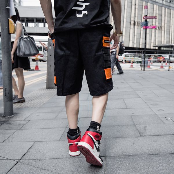 2021 new aelfric eden color patch and zipper summer wear haraguko fashion men's hip hop short knee length wupn, White;black
2021 new aelfric eden color patch and zipper summer wear haraguko fashion men's hip hop short knee length wupn, White;black
