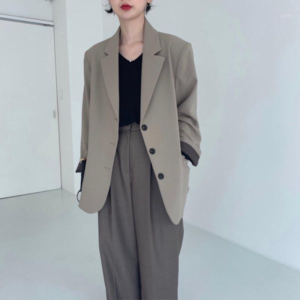 hzirip 2020 new suit coat female single-breasted casual blazer vintage basic women blazers solid notch collar jacket femme1, White;black
hzirip 2020 new suit coat female single-breasted casual blazer vintage basic women blazers solid notch collar jacket femme1, White;black