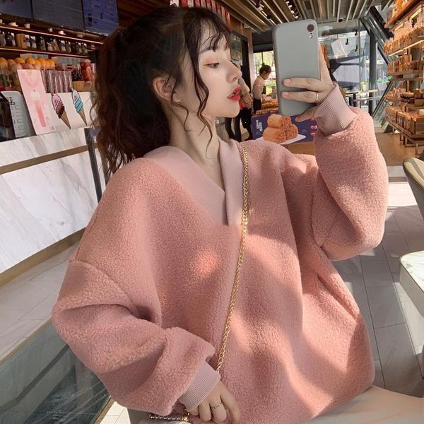women's long sleeve fleece sweatshirt warm fuzzy hoodie pullover women hoodies female casual coat1, Black
women's long sleeve fleece sweatshirt warm fuzzy hoodie pullover women hoodies female casual coat1, Black