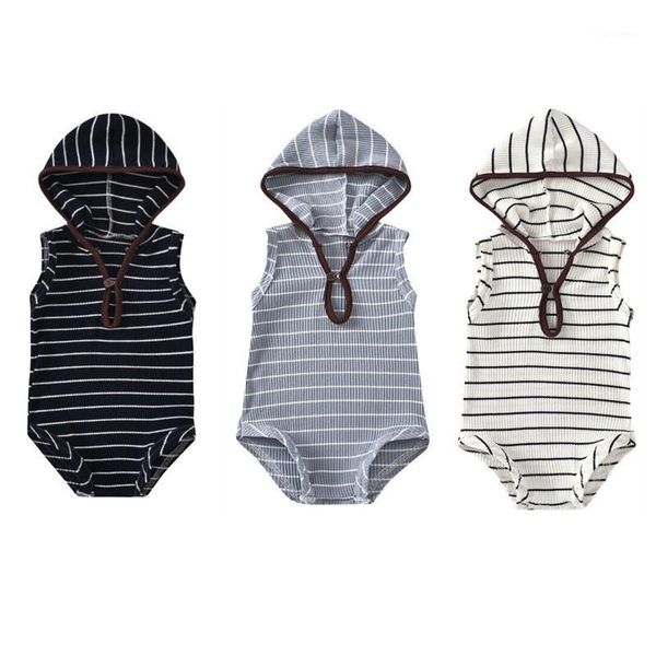 newborn infant baby boy girl clothes striped bodysuit hooded jumpsuit sleeveless cotton bodysuit summer clothing 0-24 monthes1, Blue
newborn infant baby boy girl clothes striped bodysuit hooded jumpsuit sleeveless cotton bodysuit summer clothing 0-24 monthes1, Blue