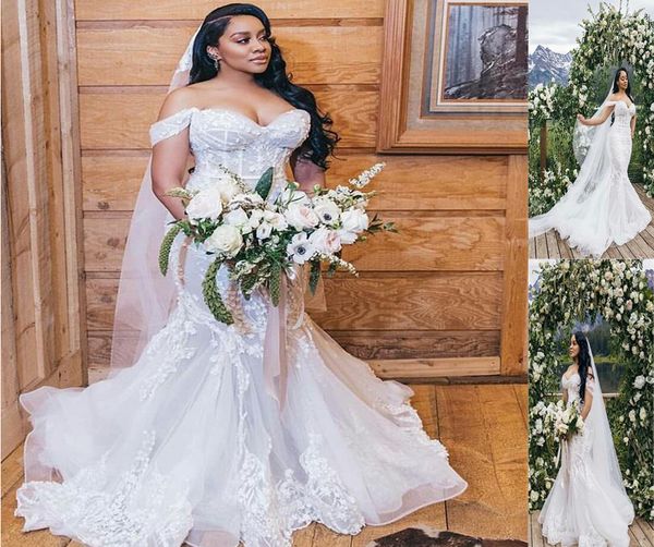 elegant off the shoulder wedding dresses mermaid lace applique embroidery custom made sweep train wedding bridal gown vestido de novia, White
elegant off the shoulder wedding dresses mermaid lace applique embroidery custom made sweep train wedding bridal gown vestido de novia, White