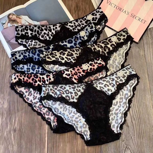 leopard print milk silk ice lace transparent temptation low waist girl's briefs women's shorts, Black;pink
leopard print milk silk ice lace transparent temptation low waist girl's briefs women's shorts, Black;pink