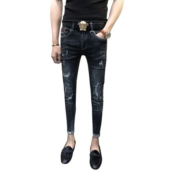 men's jeans autumn and winter 2021 fashion casual teenagers denim same pants trendy slim feet social spirit guy skinny pencil, Blue
men's jeans autumn and winter 2021 fashion casual teenagers denim same pants trendy slim feet social spirit guy skinny pencil, Blue