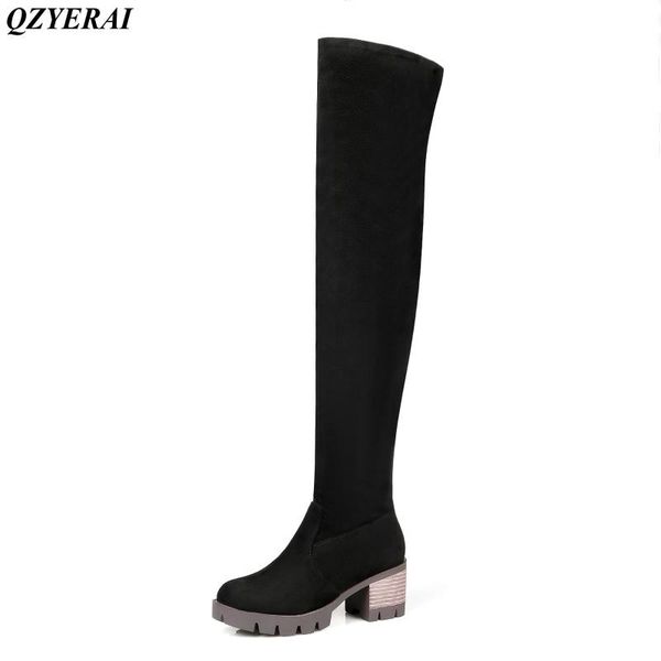 qzyerai winter warm casual ladies to knee boots fashion womens shoes womens boots, Black
qzyerai winter warm casual ladies to knee boots fashion womens shoes womens boots, Black
