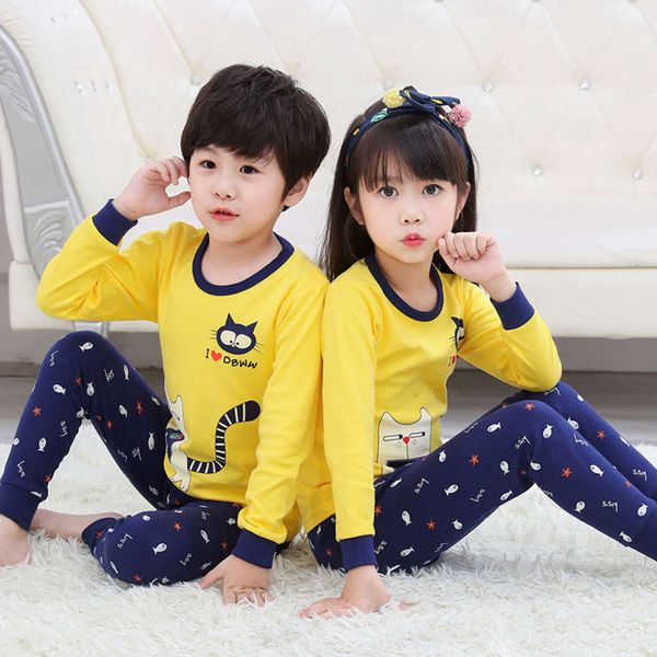 underwear set pure cotton new children's autumn winter boys' and girls' warm pajamas, Blue;red
underwear set pure cotton new children's autumn winter boys' and girls' warm pajamas, Blue;red