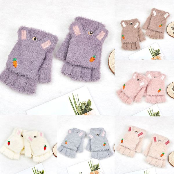 winter warm knitted 1 pairs flipped half finger fingerless mittens rabbit ears plush gloves soft thicken cute cartoon, Blue;gray
winter warm knitted 1 pairs flipped half finger fingerless mittens rabbit ears plush gloves soft thicken cute cartoon, Blue;gray