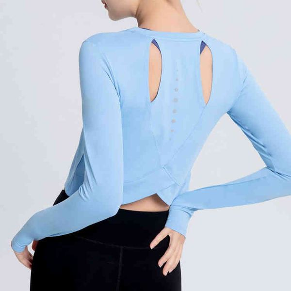 yoga clothes women's long sleeve sports elastic fitness clothes loose bodybuilding running quick drying spring and autumn thin, White;black
yoga clothes women's long sleeve sports elastic fitness clothes loose bodybuilding running quick drying spring and autumn thin, White;black