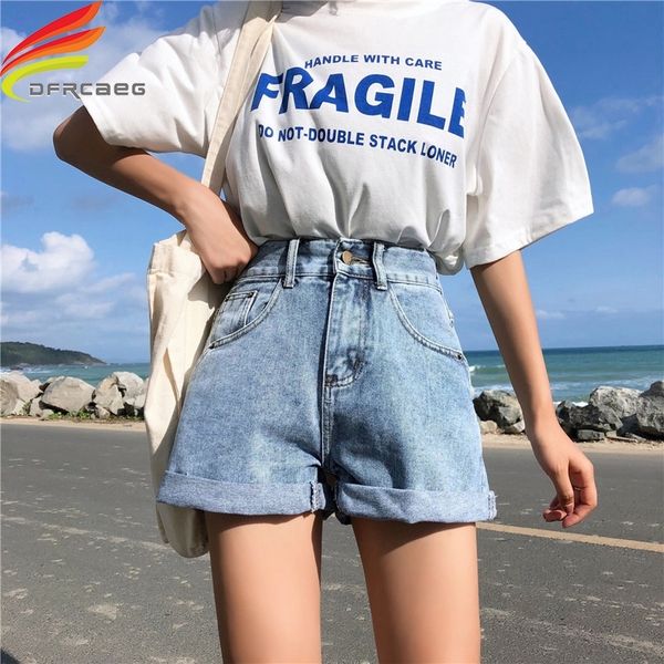wide leg denim shorts women summer new bottom crimping women's jeans shorts 3 colors casual loose short femme y200403, White;black
wide leg denim shorts women summer new bottom crimping women's jeans shorts 3 colors casual loose short femme y200403, White;black