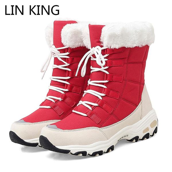 new waterproof winter shoes women snow boots keep warm short platform boots with thick fur mid high cotton shoes botas mujer, Black
new waterproof winter shoes women snow boots keep warm short platform boots with thick fur mid high cotton shoes botas mujer, Black