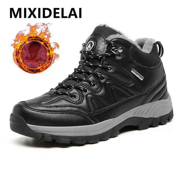 brand men winter snow boots waterproof leather sneakers super warm men's boots outdoor male hiking boots work shoes size 38-47 220105, Black;brown
brand men winter snow boots waterproof leather sneakers super warm men's boots outdoor male hiking boots work shoes size 38-47 220105, Black;brown