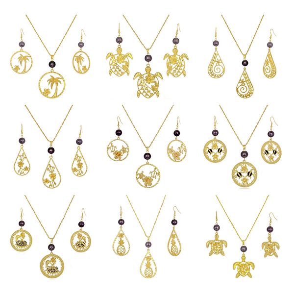 jewelry sets of bar 14k gold round leaf black pearl polynesian people tortoise hawaiian jewelry sets wholesale for gifts, Silver
jewelry sets of bar 14k gold round leaf black pearl polynesian people tortoise hawaiian jewelry sets wholesale for gifts, Silver