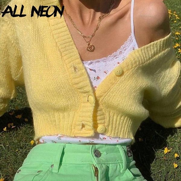 allneon e-girl sweet single-breasted knitted cropped casual solid ribbed v-neck long sleeve yellow cardigans autumn outfits, White
allneon e-girl sweet single-breasted knitted cropped casual solid ribbed v-neck long sleeve yellow cardigans autumn outfits, White